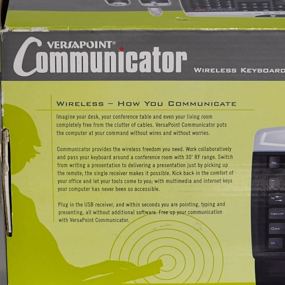 VERSAPOINT‎ Interlink electronics communicator wireless keyboard, mouse, …